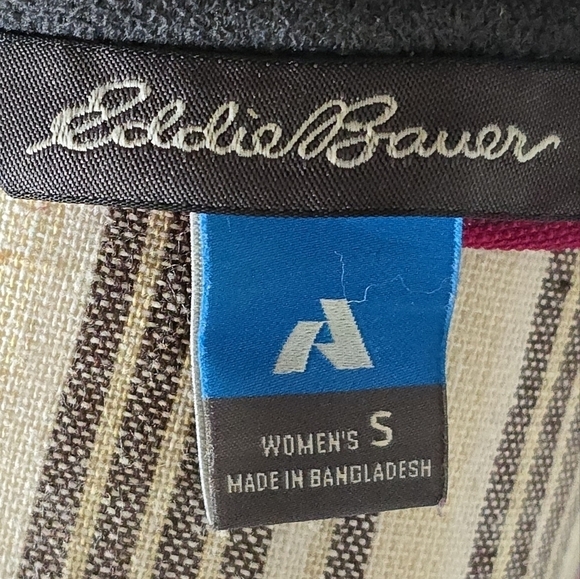 Eddie Bauer First Ascent Fushia Purple Print Women’s Sandstone Jacket Size S - Picture 7 of 7